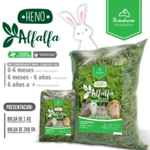 Heno de Alfalfa x 1 kg